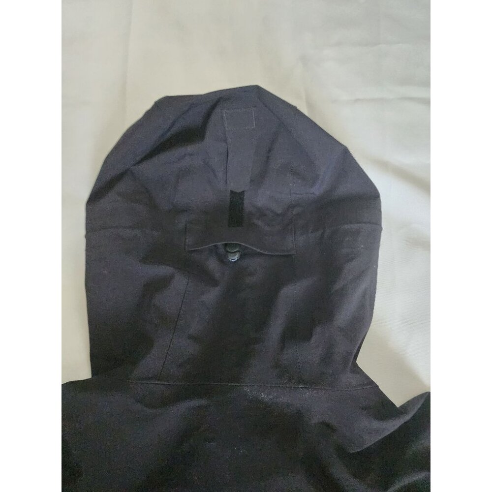 Lands' End‎ Kids Unisex Black Full Zip Front Hooded Windbreaker Size L (14-16) - Picture 5 of 14
